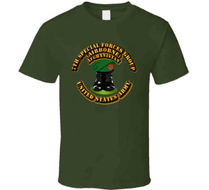 SOF - 7th SFG - Boots and Beret - Afghanistan T Shirt