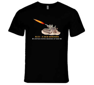 Usmc - M110 - 8 Inch - Crew Firing - Usmc At War - V1 T Shirt, Hoodie and Premium