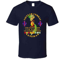 Load image into Gallery viewer, Usmc - Vietnam Combat Vet - 5th Bn, 11th Marines - 1st Marine Div W Vn Svc T Shirt, Hoodie and Premium
