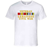 Load image into Gallery viewer, Usmc - Veteran Lebanese Civil War W  Exp Svc T Shirt
