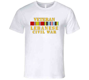 Usmc - Veteran Lebanese Civil War W  Exp Svc T Shirt