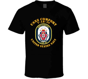 Navy - USNS Comfort (T-AH-20) Crest Classic T Shirt