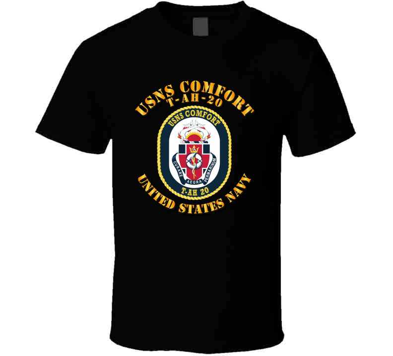 Navy - USNS Comfort (T-AH-20) Crest Classic T Shirt