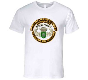 SOF - 10th SFG - Airborne Badge T Shirt