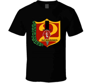 USMC - 2nd Marine Regiment - T Shirt, Long Sleeve, Premium and Hoodie