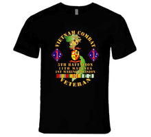 Load image into Gallery viewer, Usmc - Vietnam Combat Vet - 5th Bn, 11th Marines - 1st Marine Div W Vn Svc T Shirt, Hoodie and Premium
