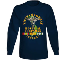 Load image into Gallery viewer, Usn  - Usmc - Vietnam Combat Veteran Hospital Corpsman  X 300 Long Sleeve T Shirt
