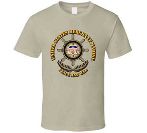 United States Merchant Marine, "Peace and War" with Color Shield - T Shirt, Premium and Hoodie