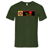 Load image into Gallery viewer, USMC - I Love My Marine T Shirt
