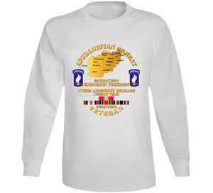 Army - Afghanistan Veteran, 173rd Airborne Brigade, Operation Enduring Freedom, (2005-2006) Long Sleeve