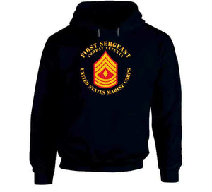 Usmc - First Sergeant - Combat Veteran X 300 T Shirt