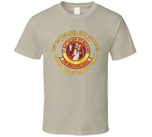 Usmc - 1st Bn 9th Marines - The Walking Dead T Shirt