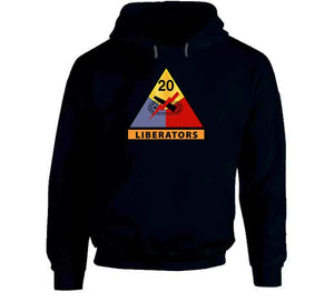 Army - 20th Armored Division, Liberators without Text - T Shirt, Premium and Hoodie