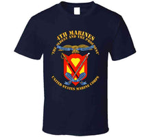 Load image into Gallery viewer, Usmc - 4th Marines Regiment, The Oldest And The Proudest - T Shirt, Premium and Hoodie
