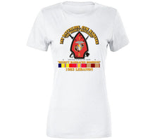 Load image into Gallery viewer, Usmc - 1st Bn, 8th Marines - Beirut Barracks Bombing W Svc T Shirt
