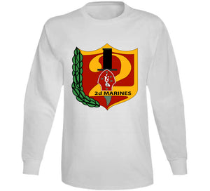 USMC - 2nd Marine Regiment - T Shirt, Long Sleeve, Premium and Hoodie