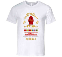 Load image into Gallery viewer, Usmc - Operation Secure Tomorow  - 3rd Bn, 8th Marines - W  Haiti - 2004 W Afem X 300 T Shirt
