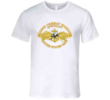 Load image into Gallery viewer, Navy - Seabee Combat Warfare Spec Badge - Of W Color Bee W Txt T Shirt, Premium, Hoodie and Long Sleeve
