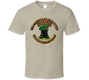 SOF - 7th SFG - Boots and Beret - Afghanistan T Shirt