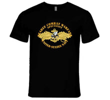 Load image into Gallery viewer, Navy - Seabee Combat Warfare Spec Badge - Of W Color Bee W Txt T Shirt, Premium, Hoodie and Long Sleeve
