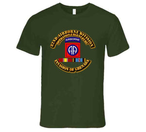 Invasion of Grenada - 82nd Airborne Division, Operation Urgent Fury with Service Ribbons T Shirt, Premium and Hoodie