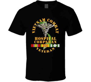 Usn  - Usmc - Vietnam Combat Veteran Hospital Corpsman  X 300 Long Sleeve T Shirt