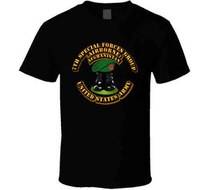 SOF - 7th SFG - Boots and Beret - Afghanistan T Shirt