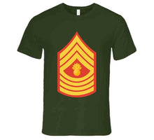 Load image into Gallery viewer, Usmc - Enlisted Insignia - E9 - Master Gunnery Sergeant (mgysgt) - Dress Blue Wo Txt X 300 T Shirt
