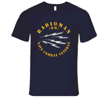 Load image into Gallery viewer, Navy - Rate - Radioman - Navy Combat Veteran T Shirt
