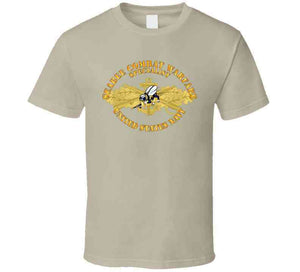 Navy - Seabee Combat Warfare Spec Badge - Of W Color Bee W Txt T Shirt, Premium, Hoodie and Long Sleeve