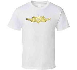 Uscg - Cutterman Badge - Officer - Gold Wo Txt T Shirt