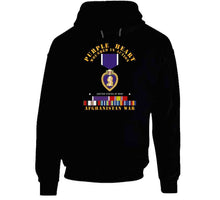 Load image into Gallery viewer, Purple Heart - Wia W Afghanistan Svc W Purple Heart Ribbon T Shirt
