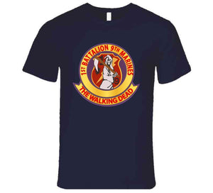 Usmc - 1st Bn 9th Marines Wo Txt T Shirt