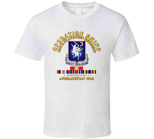 Special Operations Forces - Operation Rhino - Afghanistan - 160th Special Operations Aviation Regiment  With Service Ribbon T Shirt, Premium & Hoodie