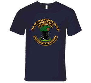 SOF - 7th SFG - Boots and Beret - Afghanistan T Shirt