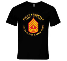 Load image into Gallery viewer, Usmc - First Sergeant - Combat Veteran X 300 T Shirt
