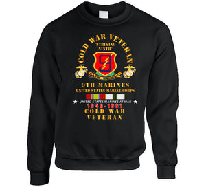 Usmc - Cold War Vet - 9th Marines W Cold Svc X 300 T Shirt