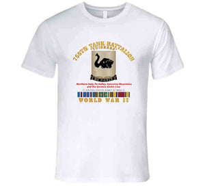 Army - 758th Tank Battalion, "Tuskers", World War II with European Theater Service Ribbons - T Shirt, Premium and Hoodie