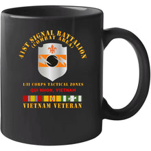 Load image into Gallery viewer, Army - 41st Signal Bn Combat Area Vn Vet W Svc Ribbon - Qui Nhonx 300 T Shirt
