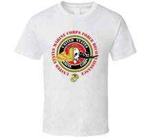 Load image into Gallery viewer, United States Marine Corps - Force Recon on USMC Seal - Tshirt
