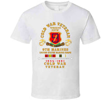 Load image into Gallery viewer, Usmc - Cold War Vet - 9th Marines W Cold Svc X 300 T Shirt
