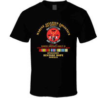 Load image into Gallery viewer, Usmc - Marine Aviation Logistics Squadron 39 - Mals 39 - Magicians -  Opn Restore Hope Solmalia W Svc T Shirt
