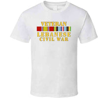 Load image into Gallery viewer, Usmc - Veteran Lebanese Civil War W  Exp Svc T Shirt
