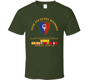 Army - 38th Infantry Division with  WWII (Pacific Theater) Service Ribbons - T Shirt, Premium and Hoodie