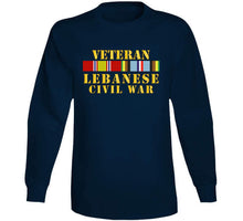 Load image into Gallery viewer, Usmc - Veteran Lebanese Civil War W  Exp Svc T Shirt
