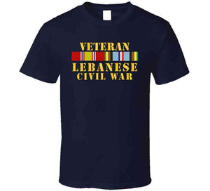 Usmc - Veteran Lebanese Civil War W  Exp Svc T Shirt