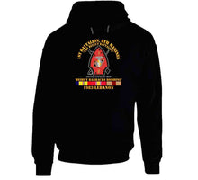 Load image into Gallery viewer, Usmc - 1st Bn, 8th Marines - Beirut Barracks Bombing W Svc Long Sleeve T Shirt
