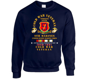 Usmc - Cold War Vet - 9th Marines W Cold Svc X 300 T Shirt