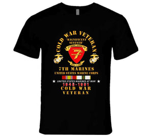 Usmc - Cold War Vet - 7th Marines W Cold Svc X 300 T Shirt