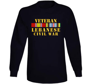 Usmc - Veteran Lebanese Civil War W  Exp Svc T Shirt